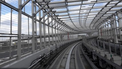 Tokyo Shimbashi vers Odaiba-Kaihinkoen Yurikamome Line