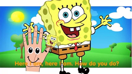 Finger Family Spongebob SquarePants Preschool Cartoons Rhymes for Children Cartoon Kids Ed