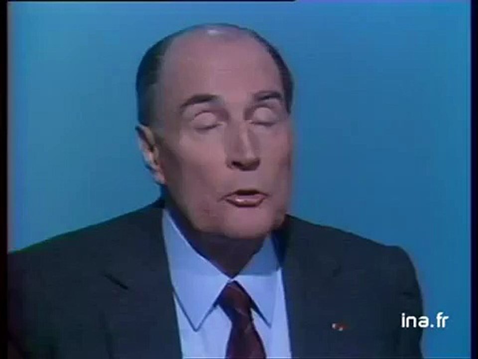 Chirac - MItterand - Petite phrase "En me regardant dans les yeux"