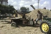 Baling Straw with a 1940's model Case Hay Baler