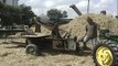 Baling Straw with a 1940's model Case Hay Baler