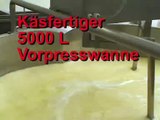 Gouda cheese production using a prepressing vat