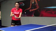 Table Tennis : The Forehand Spin Stroke in Ping Pong