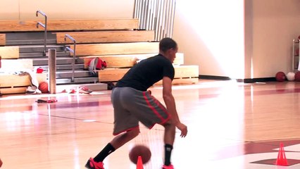 Stephen Curry training with Accelerate Basketball