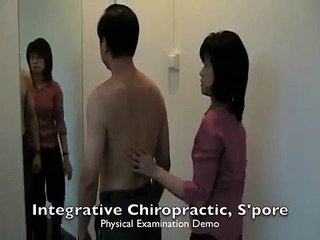 Chiropractic - Physical Examination Demo, Singapore