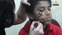 Face Painting - Easy way to paint a Dragon