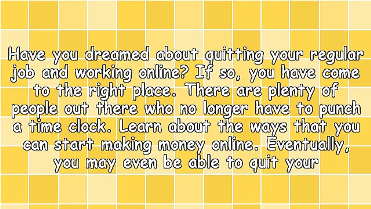 When You're In A Hurry, This Article About Making Money Online Is Perfect