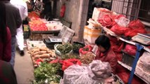 Xiamen street market in Fujian province, China