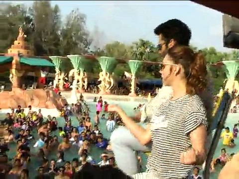 Movie WELCOME TO KARACHI Film Promotion at waterkingdom Lauren Gottlieb Jackky Bhagnani