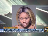 Mom arrested after leaving baby in car in Tempe