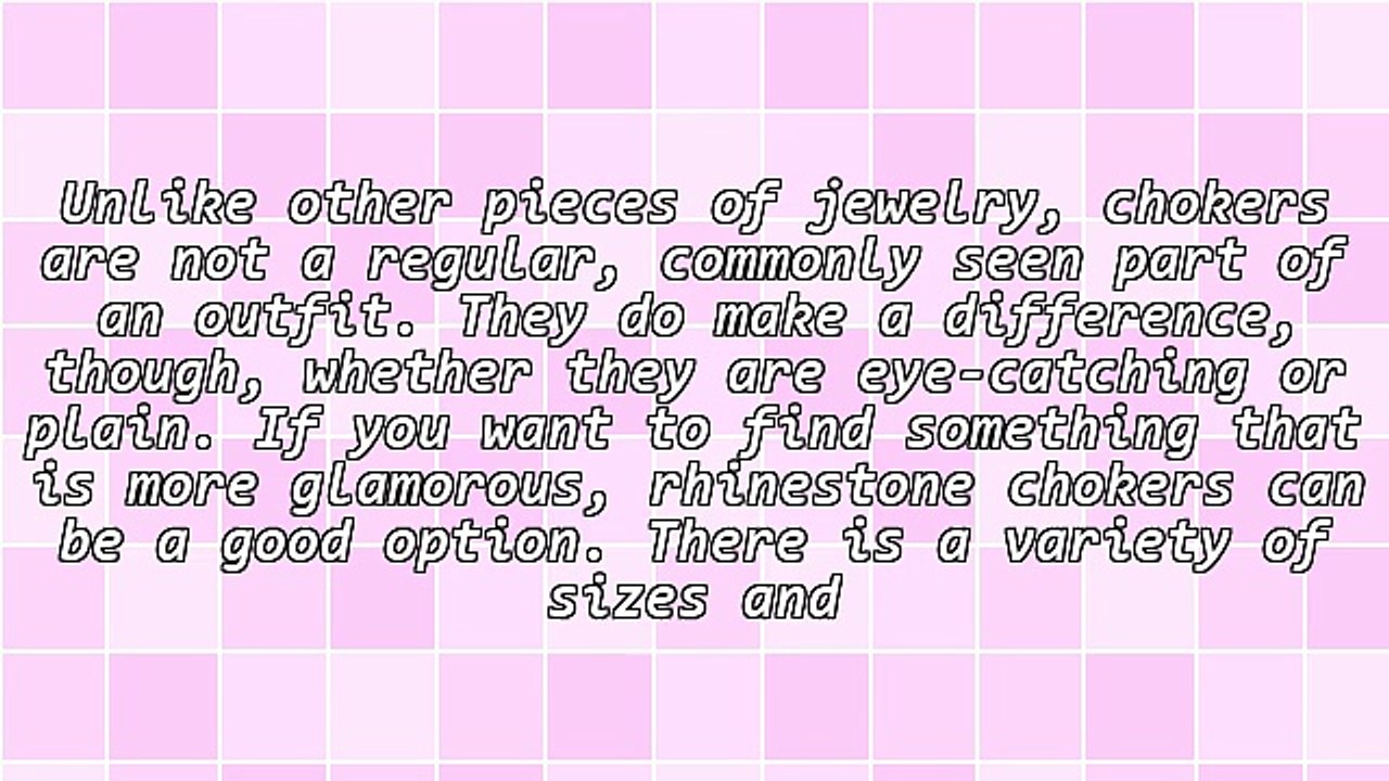 What To Know About Rhinestone Chokers