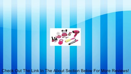 Stylish Girls Deluxe Beauty Salon Fashion Play Set with Hairdryer, Curling Iron, Mirror & Styling Accessories Review