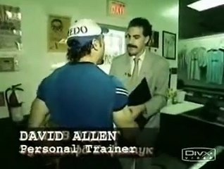 Borat Goes To The Gym (very funny )
