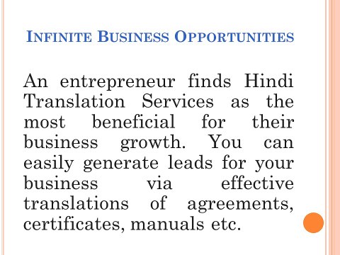 Pros of Hindi Translation Services Tailored To Business Needs