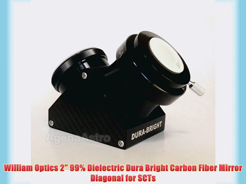 William Optics 2 99% Dielectric Dura Bright Carbon Fiber Mirror Diagonal for SCTs