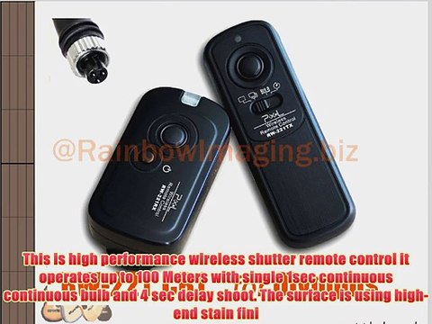 RainbowImaging 100 Meter 2.4GHz Wireless Remote Shutter Release for Olympus E-1 E-3 E10 E20