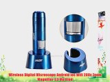 Wireless Digital Microscope Android Ios Wifi 200x Zoom Magnifier 1.3 Mp 8led