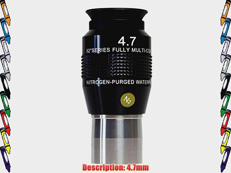 Explore Scientific Extreme Wide Field 82? Series 4.7mm Waterproof Eyepiece 1.25 Barrel