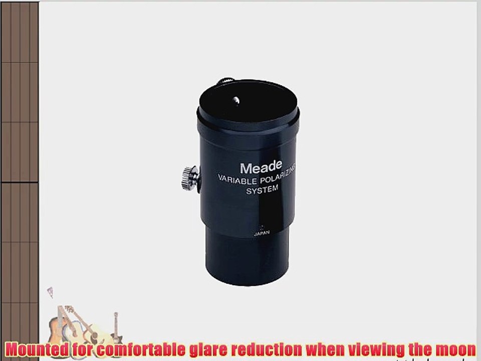 Meade 07286 No.905 1.25-Inch Variable Polarizing Filter (Black)
