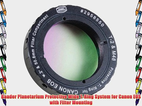 Baader Planetarium Protective Wide T-Ring System for Canon EOS with Filter Mounting