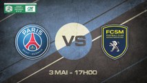 Dimanche 3 mai à 17h00 - Paris Saint-Germain - FC Sochaux - Coupe Gambardella 1/2 Finale