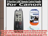 8 Function LANC Remote Control Handle for Canon HF R52 HF R50 HF R500 ZR-1000 ZR-2000 XH A1
