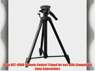 Sony VCT-80AV Remote Control Tripod for use with Compatible Sony Camcorders