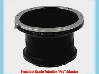 Fotodiox Pro Lens Mount Adapter Mamiya 645 Mount Lens - Sony NEX Camera Camcorder Adapter fits