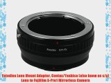Fotodiox Lens Mount Adapter Contax/Yashica (also know as c/y) Lens to Fujifilm X-Pro1 Mirrorless