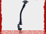 Arkon C-Clamp or Clamping Camera or Video Camera Mount for Canon Nikon Sony Samsung Fujifilm