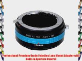 Fotodiox Pro Lens Mount Adapter with Aperture Dial (Switchable for Clicked or De-Clicked Aperture)