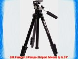 Slik Compact II Compact Tripod Extends Up to 39