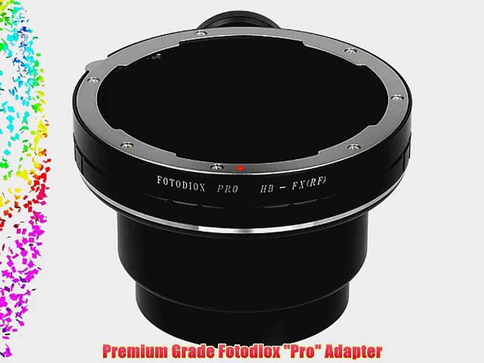 Fotodiox Pro Lens Mount Adapter Hasselblad V Lens to Fujifilm X (X-Mount) Camera Body for X-Pro1