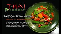 How to Make Sweet and Sour Stir Fried Vegetables - Authentic Thai Recipe - Pad Pak Preow Wan