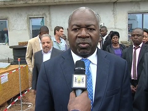 Visite de contrôle du Président sur le chantier du CHUL