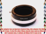 Fotasy AEMNG Pro Nikon G-Type Lens to Canon EOS M EF-M Mount Mirrorless Camera Adapter