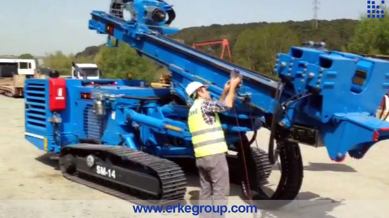 Erke Group,Soilmec SM-14 Mini Kazık - Ankraj Makinesi Kurulum ve Teslimi, Nova Zemin İstanbul , www.erkegroup.com