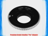 Fotodiox Pro Lens Mount Adapter Leica M Mount Lens to Fujifilm X (FX-Mount) Camera Body with