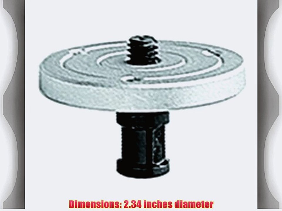 Manfrotto 208 3/8-Inch Mounting Plate for Super Clamp