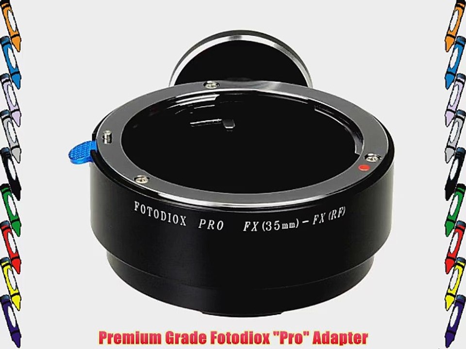 Fotodiox Pro Lens Mount Adapter Fuji Fujica 35mm X Mount (FX35 FX) Lenses to Fujifilm X-Series