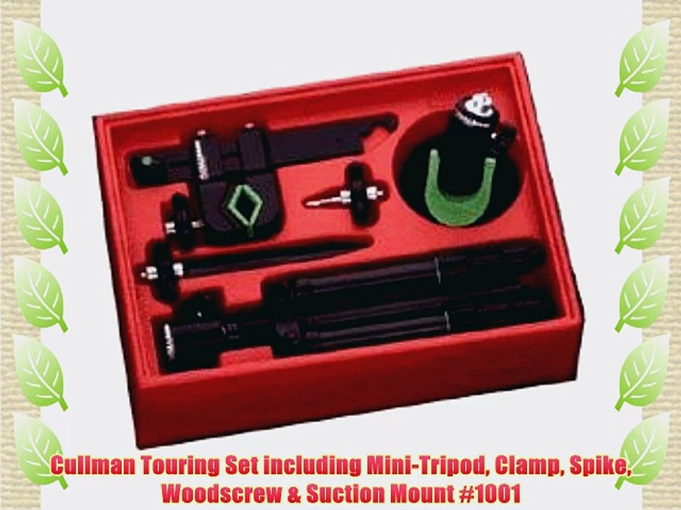 Cullman Touring Set including Mini-Tripod Clamp Spike Woodscrew