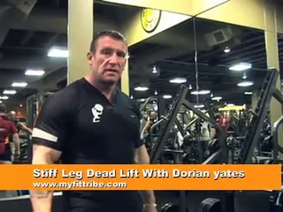 Dorian Yates Stiff legged deadlift