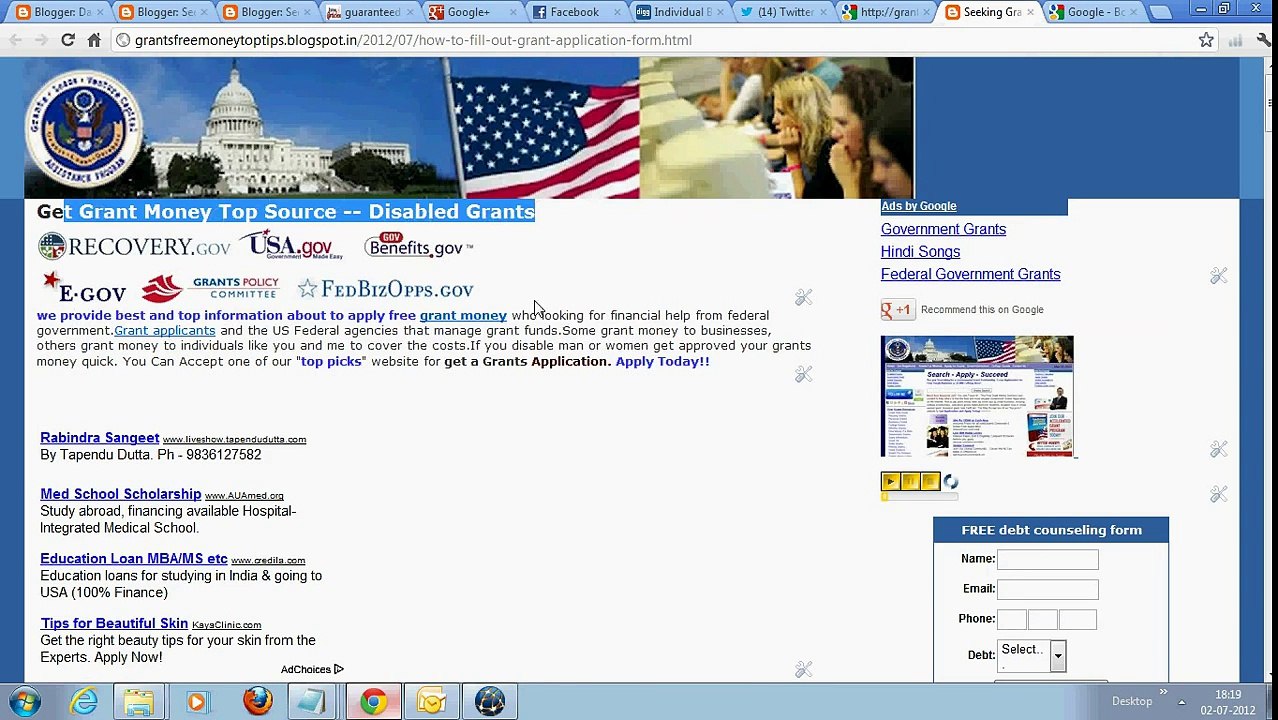 How To Fill Out a Grant Application Form-Free Grants Online