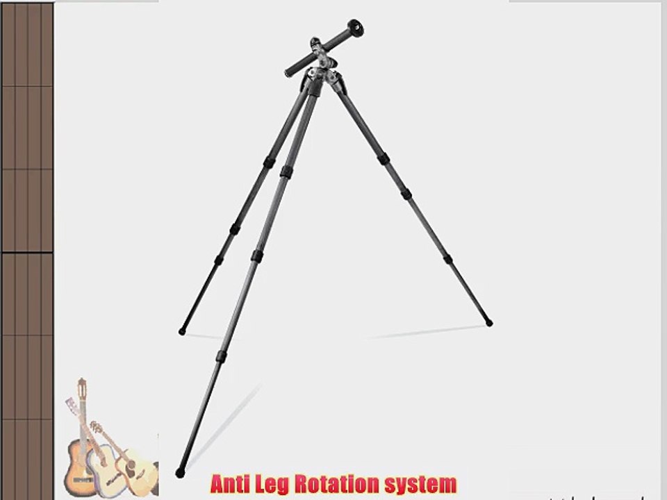 Gitzo GT2541EX Series 2 Carbon 6x 4 Section G-Lock Explorer Tripod - Replaces GT2540EX - Black