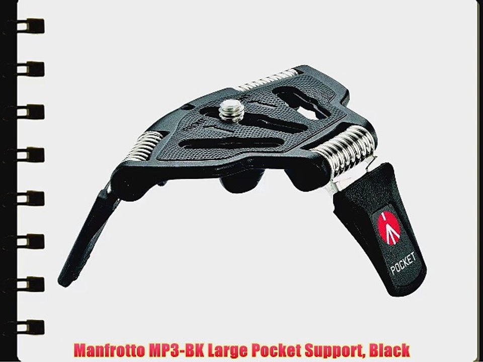 Manfrotto MP3-BK Large Pocket Support Black