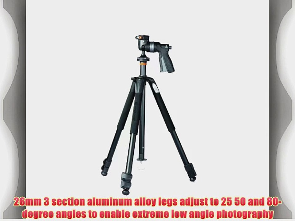 Vanguard Alta Plus 263AGH Aluminum Tripod with GH-100 Pistol Grip Ball Head