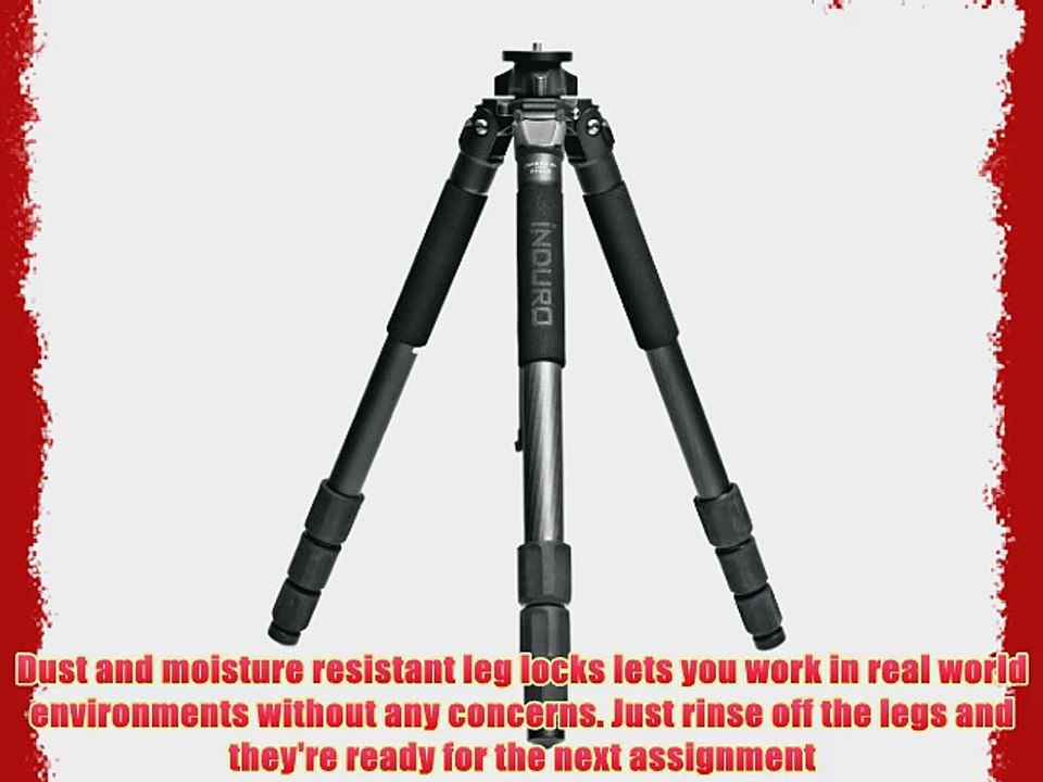 Induro CT-414 8X Carbon Tripod 4 Section 77-Inch Max Height 55lb Load