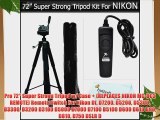 Pro 72 Super Strong Tripod w/ Case   (REPLACES NIKON MC-DC2 REMOTE) Remote Switch For Nikon