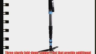 Sirui P-424S Carbon Fiber Photo/Video Monopod Extends to 74.8 Supports 26.5 lbs