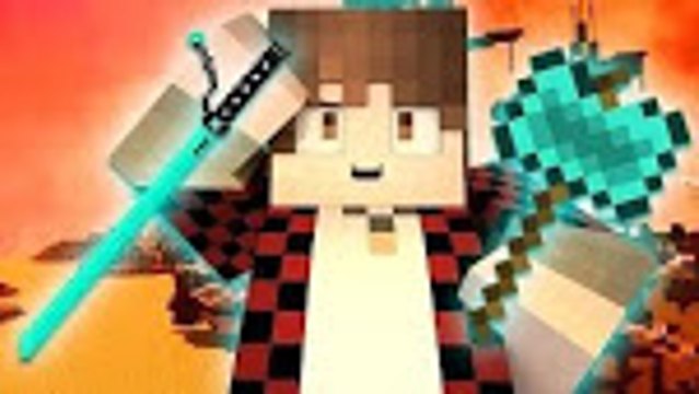 Minecraft- CRAZY WEAPONS MOD BATTLE CHALLENGE! (Shotguns, Blow Darts, Katanas, Dynamite & MORE)